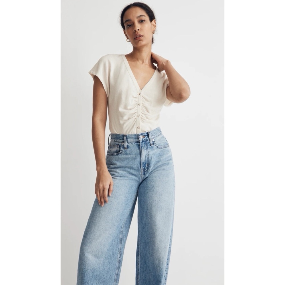 Madewell Cream Short Sleeve Tee